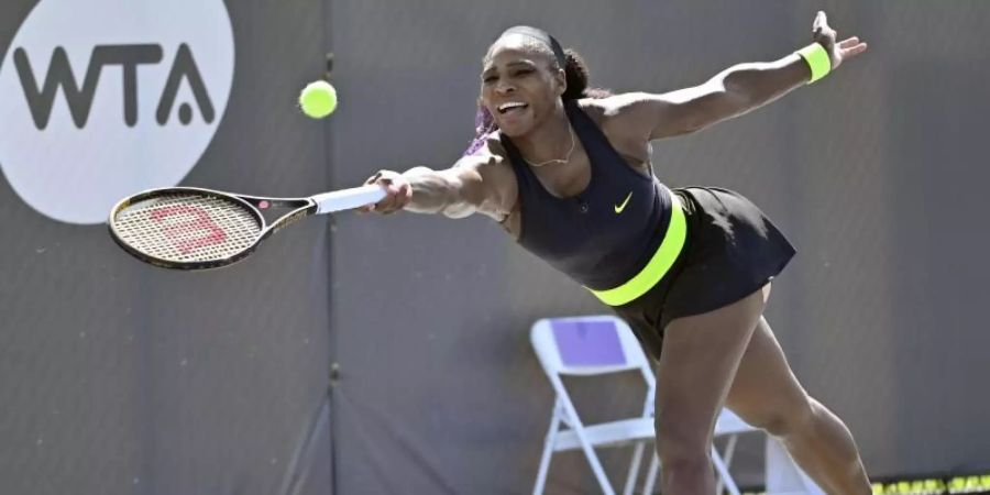 Serena Williams ist beim WTA-Turnier in Lexington im Viertelfinale ausgeschieden. Foto: Timothy D. Easley/AP/dpa