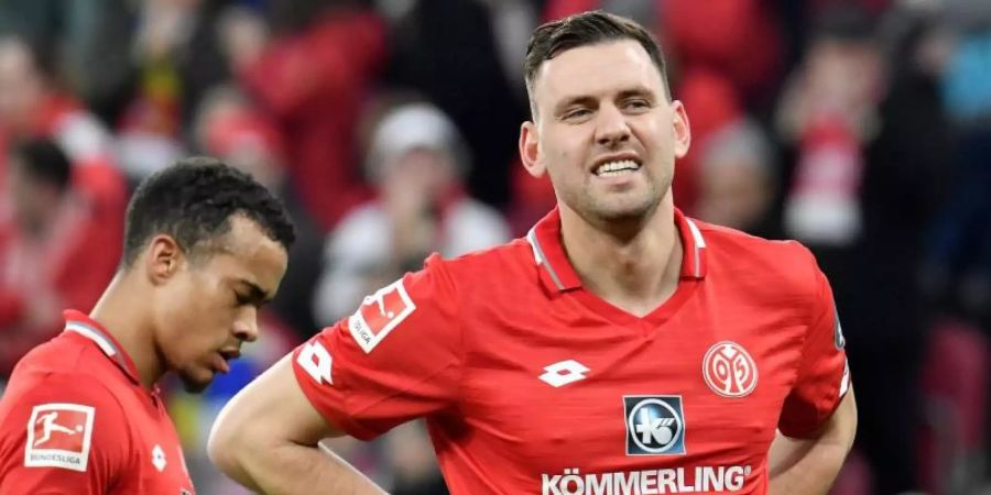 Der Mainzer Adam Szalai darf wieder mit dem FSV-Team trainieren. Foto: Torsten Silz/dpa
