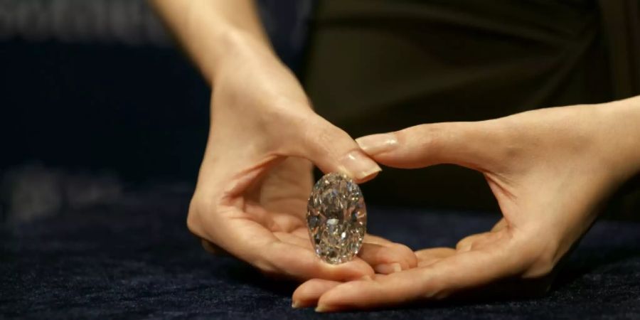 Der seltene Diamant ist 102,39 Karat schwer