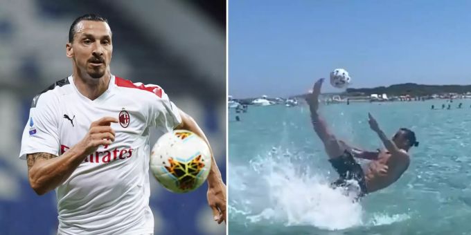 In den Ferien - Ibrahimovic erinnert an sein Traumtor gegen England