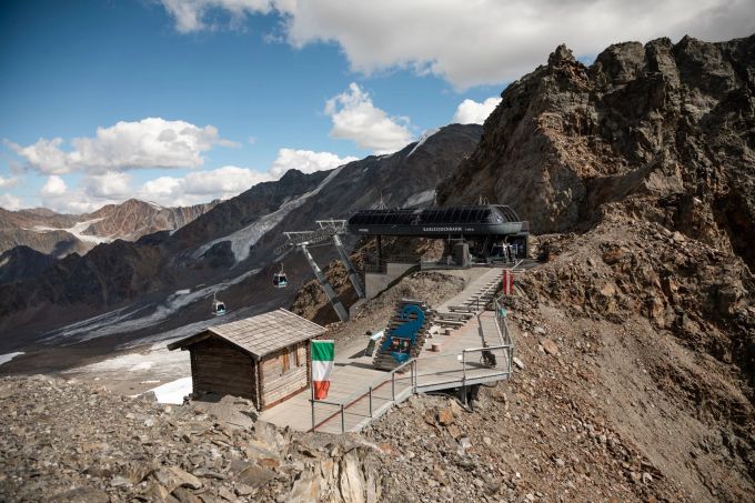 Die Karlesjochbahn ist wie alle Bergbahnen im Kaunertal barrierefrei. Karlesjoch Kaunertal Tirol