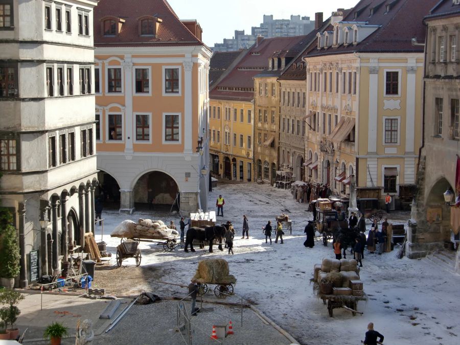 Ein Filmdreh in Görlitz.