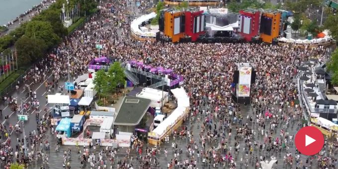 Drohnenbilder zeigen - So gross war die 30. Ausgabe der Street Parade