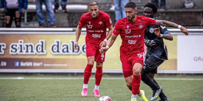 Der FC Baden feiert den ersten Saisonsieg in der Challenge League (Archivbild). FC Baden Challenge League