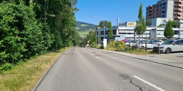 Sömmerliwaldstrasse in der Stadt St.Gallen.