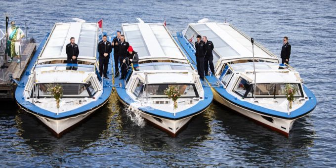 Noch im März wurden die drei neuen Limmatschiffe auf die Namen Fluvius, Navalis und Pontus getauft. Limmatschiff