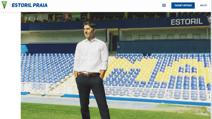 Jeffrey Saunders wurde 2019 als Präsident von Estoril vorgestellt. Yverdon Sport Jeffrey Saunders