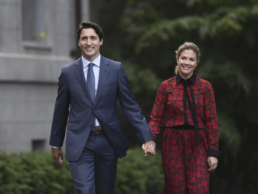 Sophie und Justin Trudeau waren 18 Jahre lang verheiratet.