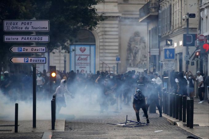 Marseille Frankreich Krawalle Nahél