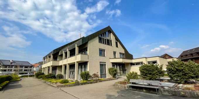 Das Gemeindehaus in Mettmenstetten im Bezirk Affoltern des Kantons Zürich. Das Gemeindehaus in Mettmenstetten im Bezirk Affoltern des Kantons Zürich.