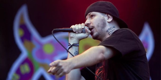 Der Rapper Gian-Marco Schmid alias Gimma am Openair Frauenfeld im Jahr 2009. gimma
