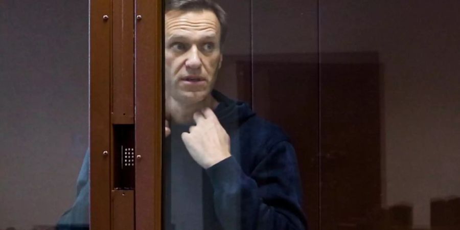 ARCHIV - Der russische Oppositionsaktivist Alexej Nawalny erscheint zu einer Anhörung. Foto: Uncredited/Babuskinsky District Court/AP/dpa - ACHTUNG: Nur zur redaktionellen Verwendung und nur mit vollständiger Nennung des vorstehenden Credits