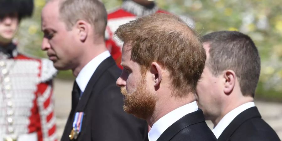 Prinz Harry reiste für die Beerdigung nach Grossbritannien.