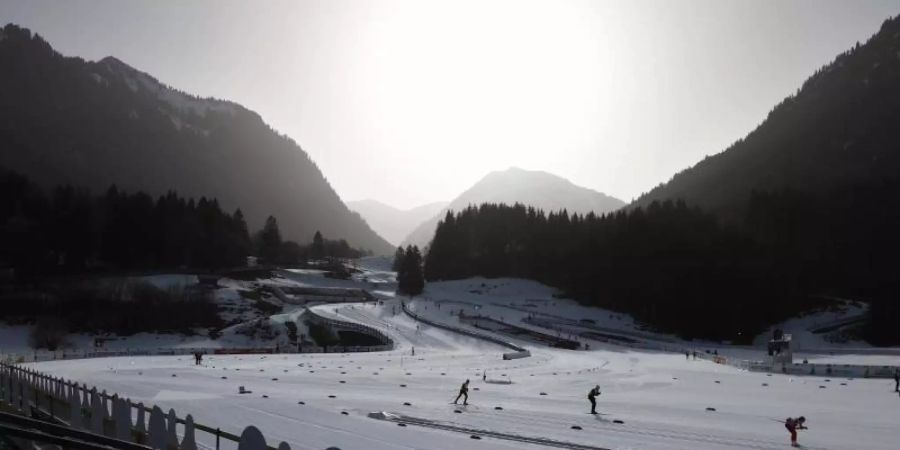 Die nordische Ski-WM findet in Oberstdorf statt. Foto: Karl-Josef Hildenbrand/dpa