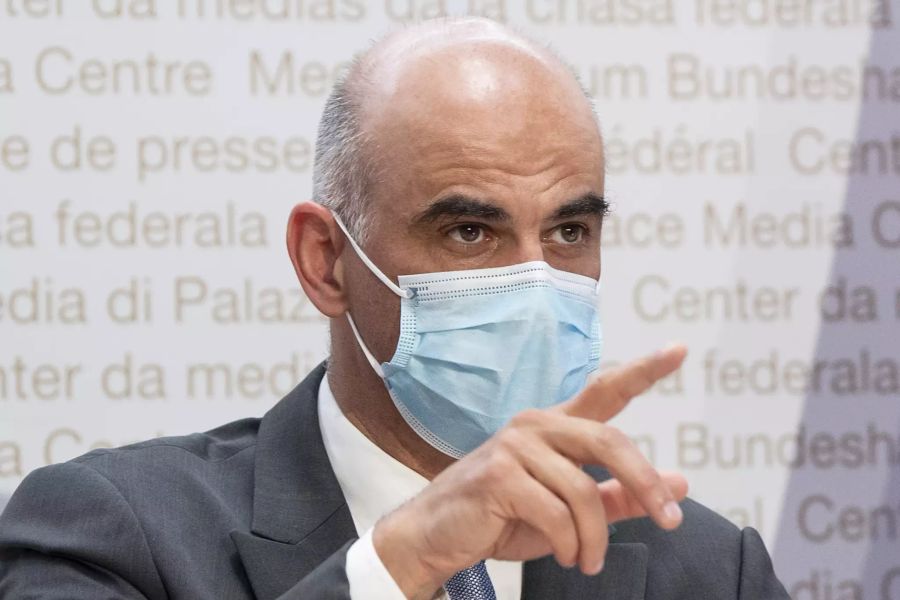 Alain Berset Coronavirus Medienkonferenz