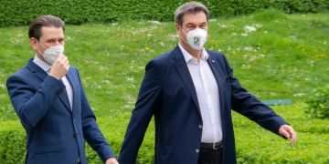 Markus Söder empfängt Sebastian Kurz