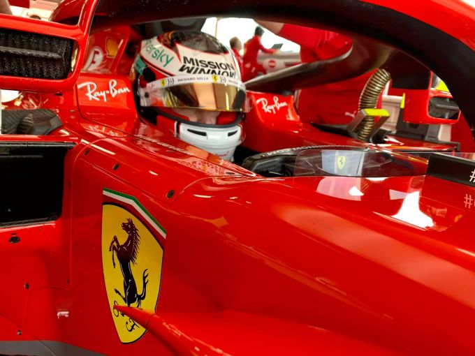 Callum Ilott bei Testfahrten für Ferrari in Fiorano. Callum Ilott Ferrari Fiorano