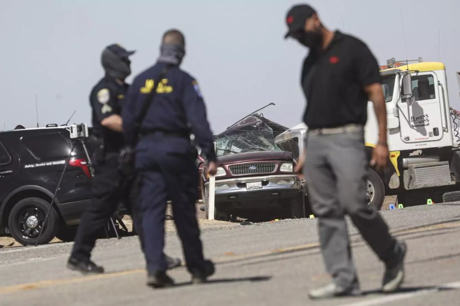 Im Grenzgebiet zwischen den USA und Mexiko kollidierten am Dienstag zwei Fahrzeuge,