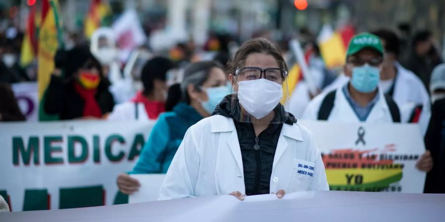 Protest in Bolivien