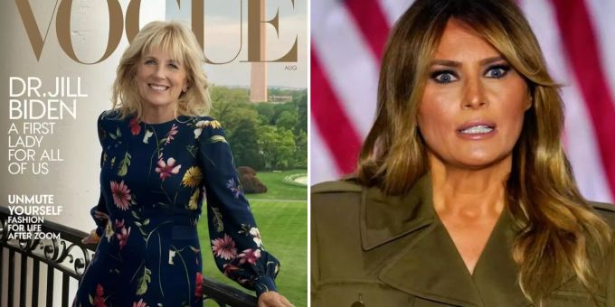Heftli-Cover - Biden schafft, wovon Melania Trump jahrelang träumte