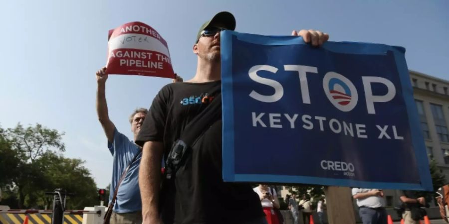 Proteste gegen die Keystone-Pipeline