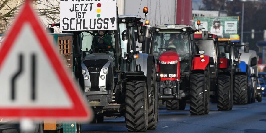 Bauernproteste in Mecklenburg-Vorpommern.