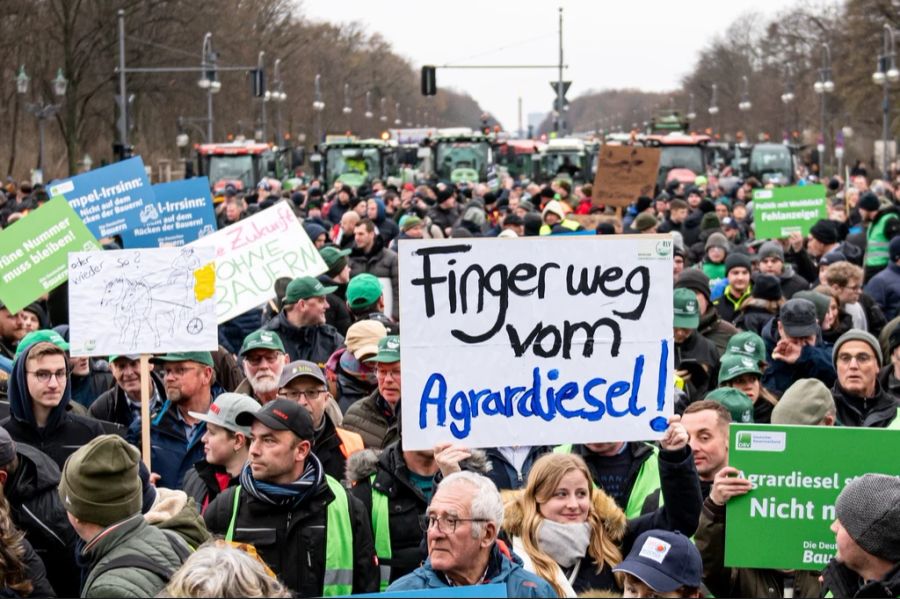 Demo Bauern Berlin