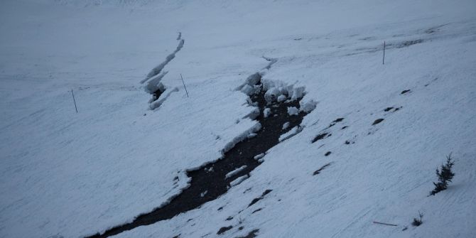 Pistenriss Glacier3000 Klimawandel