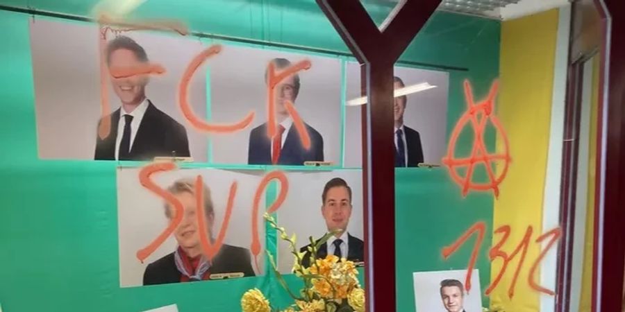 SVP Olten Schmierereien