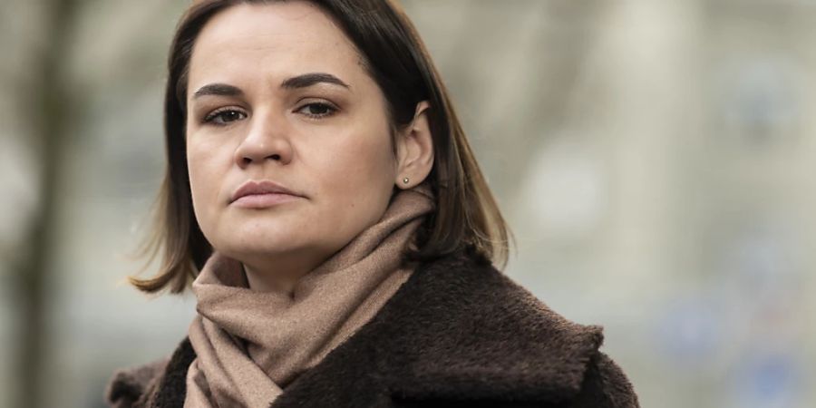 Die belarussische Oppositionelle Swetlana Tichanowskaja reiste bereits 2021 in die Schweiz. (Archivbild)
