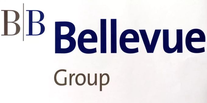 Das Logo der Bellevue Group. bellevue group