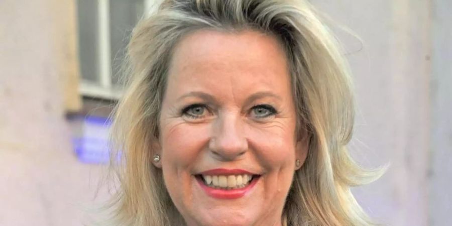 Die Schauspielerin Anja Schüte ist glücklich. Foto: Ursula Düren