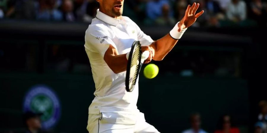 Zog problemlos in Wimbledon in die dritte Runde ein: Novak Djokovic. Foto: Victoria Jones/PA Wire