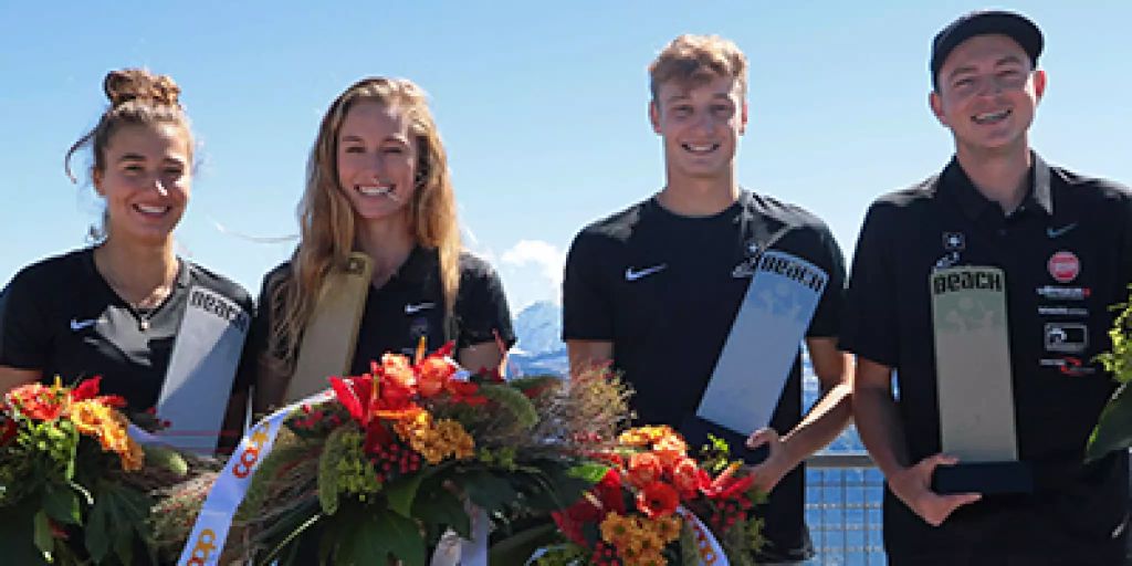 Swiss Volley Zeichnet Die Besten Beachvolleyball Spielerinnen Und Spieler Aus