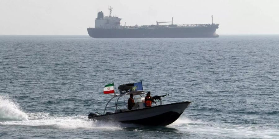 Ein Schnellboot der iranischen Revolutionsgarden