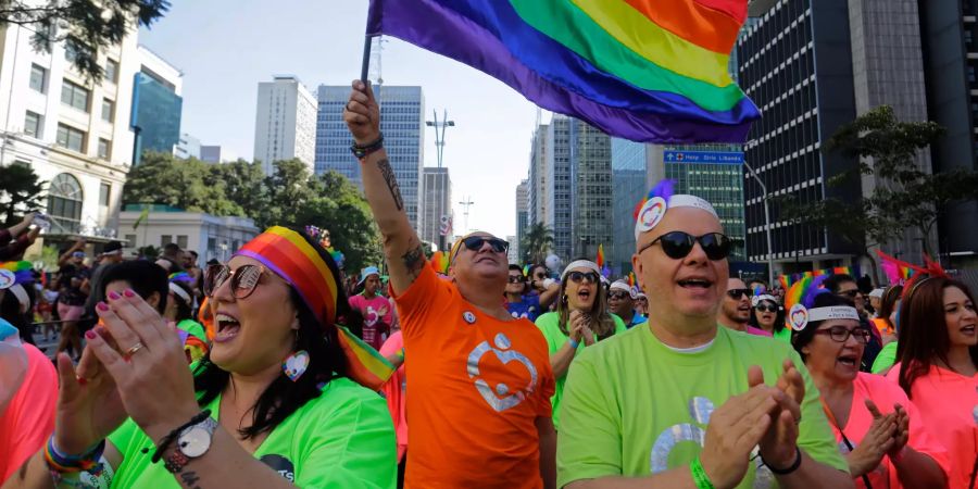 Gay-Pride-Parade in Sao Paulo