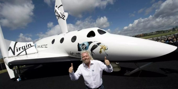London - Finanzspritze für Richard Bransons Weltraumtourismus