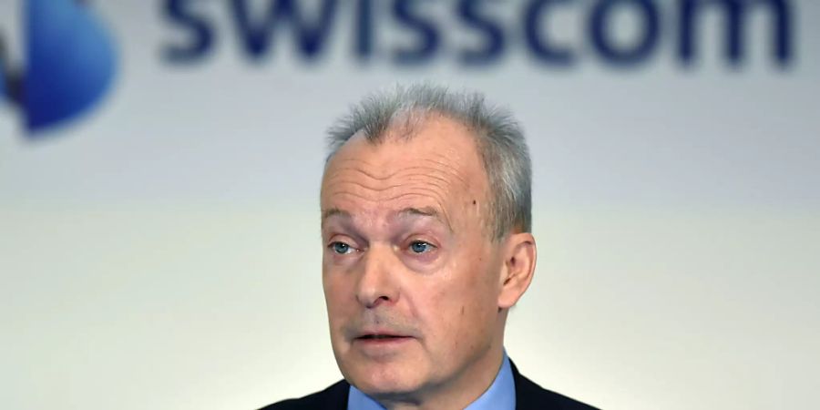 Swisscom-CEO Urs Schaeppi kann sich freuen: Der Telekomkonzern erhält in einer Umfrage zur Kundenzufriedenheit die besten Noten. (Archivbild)