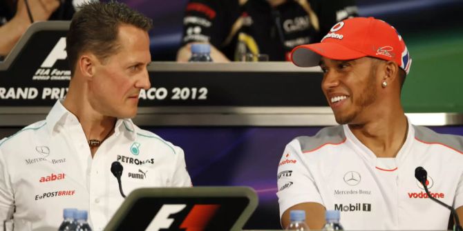 Lewis Hamilton Michael Schumacher