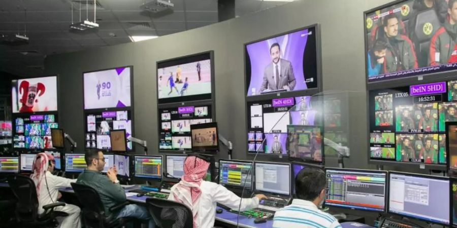 Die Übertragungsrechte für viele Sportereignisse liegen in der arabischen Welt beim Sender beIn Sports. Foto: Sharil Babu.