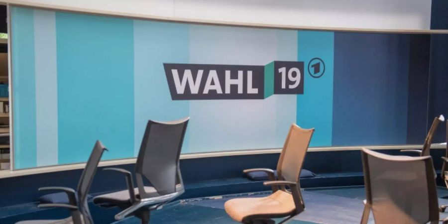 Fernsehstudio im Sächsischen Landtag