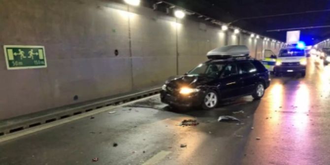 Auffahrunfall auf der Autobahn A2