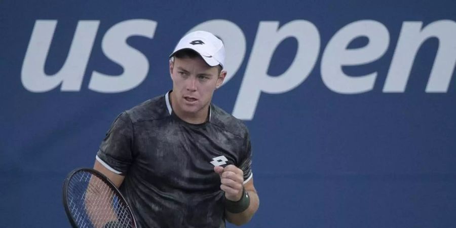Steht in New York im Achtelfinale: Dominik Koepfer. Foto: Javier Rojas/Pi/Prensa Internacional via ZUMA