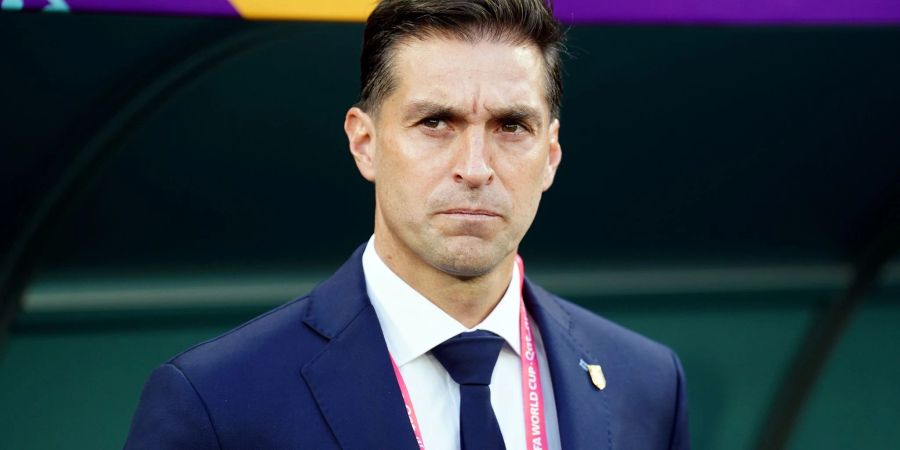 Trifft mit Uruguay auf Portugal: Trainer Diego Alonso.