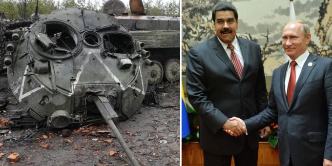 Wenn Wladimir Putin den Ukraine-Krieg verliert, wird er nach Venezuela flüchten, sagt ein Insider. Venezuelas Präsident Nicolas Maduro unterstützt den Kremlchef. Ukraine Krieg