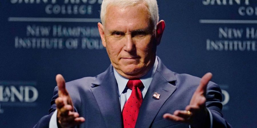 Der ehemalige US-Vizepräsident Mike Pence von den Republikanern.