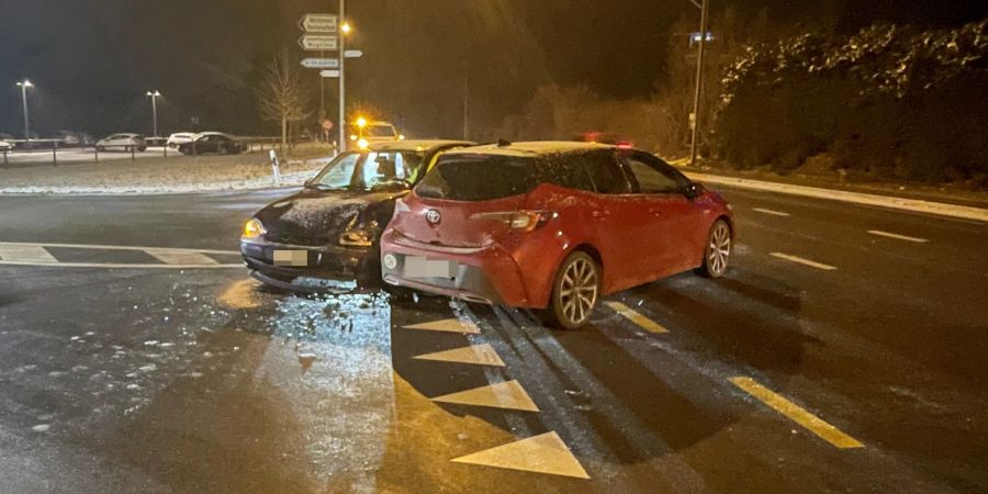 Eine Person wurde leicht verletzt.