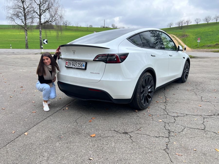 Platz hat das Model Y mehr als jedes andere Elektroauto.