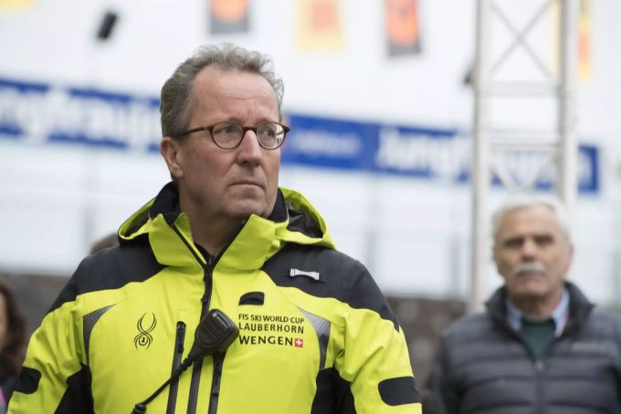 Urs Näpflin, Chef der Rennen am Lauberhorn, ist sauer auf die FIS. Lauberhorn
