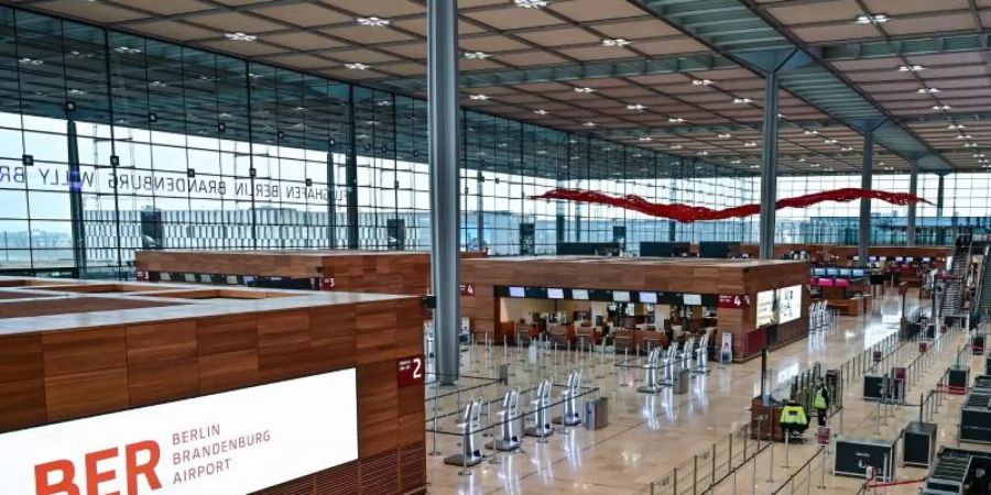 Der Hauptstadtflughafen Berlin Brandenburg «Willy Brandt» (BER) wird am 31.10.2020 eröffnet. Foto: Patrick Pleul/dpa-Zentralbild/dpa